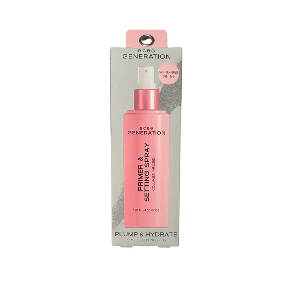 BCBG | Primer & Setting Spray | Plump & Hydrate | Shine-Free Finish | Beauty NWT
